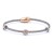 2-Tones-Plated-wiht-Crystal-Cable-Bracelets-2 Tones
