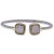 Two-Tone-Plated-With-CZ-Cubic-Zirconia-Cable-Cuff-Bracelets-2 Tones