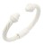 7MM-White-Color-brass-metal-cable-bracelets-White