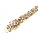 Gold Plated Luxury Clear Baguette-Cut Trendy Design AAA CZ Bracelet Tennis Bridal Wedding Party Jewelry Gold Plated Luxury Clear Baguette-Cut Trendy Design AAA CZ Bracelet Tennis Bridal Wedding Party Jewelry