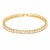 Gold-Plated-With-Clear-CZ-Bangle-Bracelets-Gold Clear