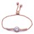 Rose-Gold-Plated-with-Cubic-Zirconia-Adjustable-Lariat-Bracelets-Sliding-Adjustable-Bracelet-Dangle-Party-Jewelry-Rose Gold