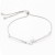 Rhodium-Plated-Lariat-Bracelets-with-MOP-Butterfly-and-CZ-Stone---10.50-inch-Length-Rhodium