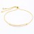 Gold-Plated-Lariat-Bracelets-with-Mother-of-Pearl---10.50-inch-Length-Gold