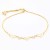 Gold-Plated-Heart-Shape-Lariat-Bracelets-with-CZ-Stone-Gold