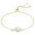 Gold-Plated-with-Cubic-Zirconia-Lariat-Bracelets-Gold clear