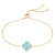 Gold-Plated-Lariat-with-Turquoise-Color-CZ-Stones-Gold