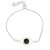 14K-Gold-Plated-With-Black-Mop-Lariat-Bracelets-Black