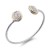 Two-Tone-With-Clear-CZ-Stone-3MM-Cable-Cuff-Bracelets-2 Tones