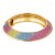 Gold-Plated-Hinged-Muliti-Color-Glitter-Bracelets-Gold Multi-Color