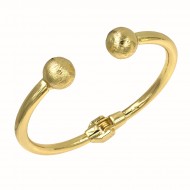 Gold Plated Cuff Bangles
