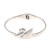 Rhodium-Plated-Swan-Shaped-Hinged-Bangles-Bracelet-for-Women-Jewelry-Rhodium