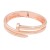 Rose-Gold-Plated-with-Hinged-Bangles-Bracelet-Rose Gold