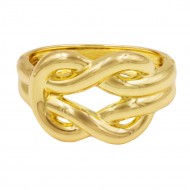 Gold Plated with Hinged Bangle Bracelet