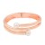 Rose-Gold-Plated-with-2-White-Pearls-Hinged-Bangle-Bracelet-Rose Gold