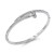 Rhodium-Plated-With-Clear-Crystal-Nail-Shape-Bangle-Rhodium