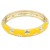 Gold-Plated-With-Yellow-Color-Enamel-Hinged-Bangles-Bracelets-Yellow