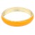 Gold-Plated-With-Orange-Color-Enamel-Hinged-Bangles-Bracelets-Orange