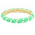 Gold-Plated-With-Green-Color-Enamel-Hinged-Bangles-Bracelets-Green