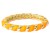 Gold-Plated-With-Orange-Color-Enamel-Hinged-Bangles-Bracelets-Orange