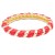 Gold-Plated-With-Red-Color-Enamel-Hinged-Bangles-Bracelets-Red