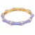 Gold-Plated-With-Purple-Color-Enamel-Hinged-Bangles-Bracelets-Purple