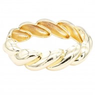 Gold Plated Hinged Bangle Bracelets