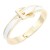 Gold-Plated-With-White-Color-Enamel-Hinged-Bangles-Bracelets-Gold