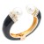 Gold-Plated-Black-Enamel-Cuff-Bangle-With-Pearls-Gold