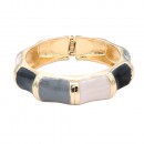 Gold Plated With Multi Color Enamel Hinged Bangles Bracelets Gold Plated With Multi Color Enamel Hinged Bangles Bracelets