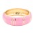 Gold-Plated-With-Pink-Color-Enamel-Hinged-Bangles-Bracelets-Gold