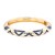 Gold-Plated-With-Blue-Color-Enamel-Hinged-Bangles-Bracelets-Gold Blue