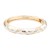 Gold-Plated-With-White-Color-Enamel-Hinged-Bangles-Bracelets-Gold
