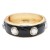 Gold-Plated-Black-Enamel-With-Clear-Crystal-Bangle-Black