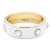 Gold-Plated-White-Enamel-With-Clear-Crystal-Bangle-White