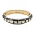 Gold-Plated-Black-Enamel-Hinged-Bangle-Black