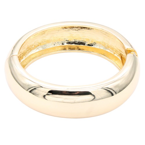 Gold Plated Hinged Bangle Bracelets