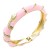 Gold-Plated-Pink-Enamel-Hinged-Bangle-Pink
