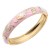 Gold-Plated-Pink-Enamel-Hinged-Bangle-Pink