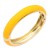Gold-Plated-Light-Orange-Enamel-Hinged-Bangle-Orange