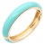 Gold-Plated-Turquoise-Enamel-Hinged-Bangle-Turquoise