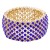 Gold-Plated-with-Royal-Blue-Crystal-Stretch-Bracelets-Gold Blue