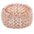 Rose-Gold-Plated-With-Peach-Crystal-Stretch-Bracelets-Tennis-Rhinestone-Bridal-Evening-Party-Jewelry-for-Woman-Bangle-Peach