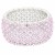 Rhodium-Plated-With-Pink-Color-Crystal-Stretch-Bracelets-Rhodium Pink