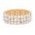 Gold-Plated-With-AB-Crystal-Stretch-Bracelets-Gold AB