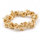 Gold Plated Stretch Chain Bracelets