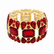 Gold Red BQ8018-GDRD Gold-Red-BQ8018-GDRD
