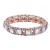 Rose-Gold-Plated-with-AB-Glass-Stretch-Bracelets-Rose Gold AB