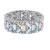 Rhodium-Plated-with-AB-Glass-Stretch-Bracelets-Silver AB