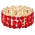 Gold-Plated-With-Red-Color-Stretch-Bracelet-Gold Red